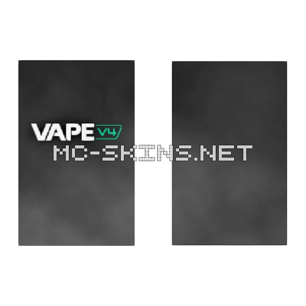White Vape Logo cape, outside and lining