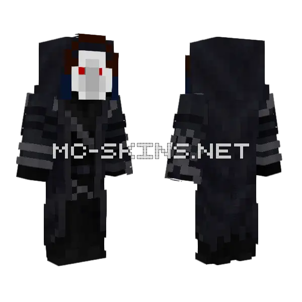 White Ver 1 Minecraft skin, front and back