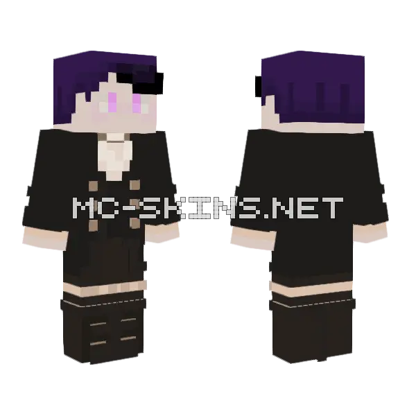 Whitepine Ahh Character Fixed Minecraft skin, front and back