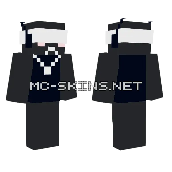 Who Minecraft skin, front and back