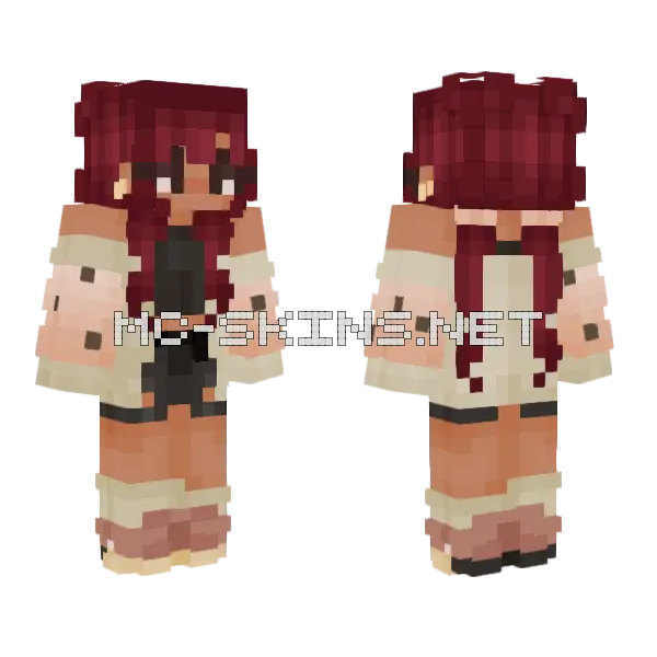 Who Isgogo 2025 Minecraft skin, front and back