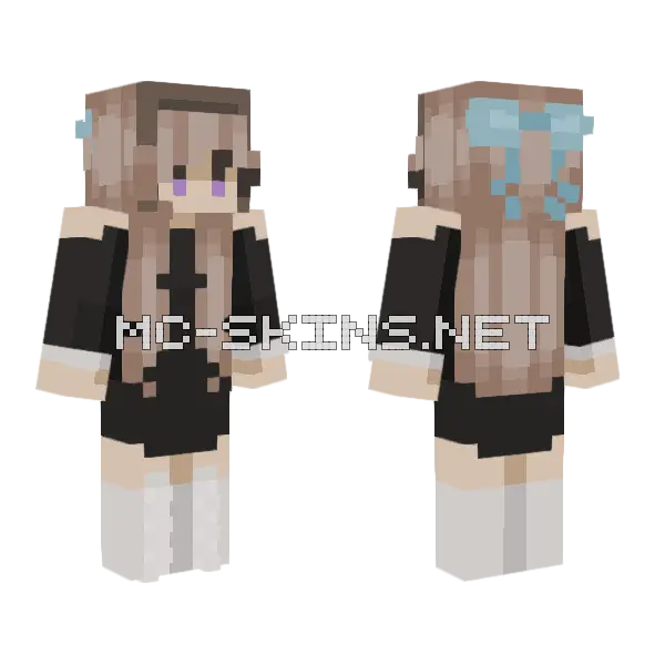 Wiley Fs Minecraft skin, front and back
