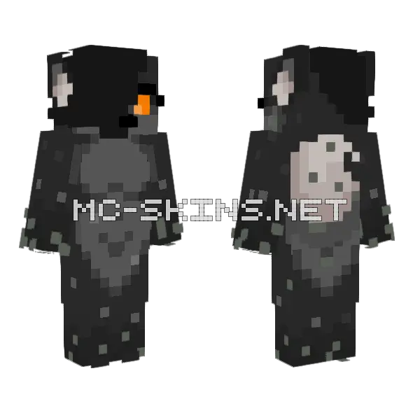 Willow Creaking Fox Minecraft skin, front and back