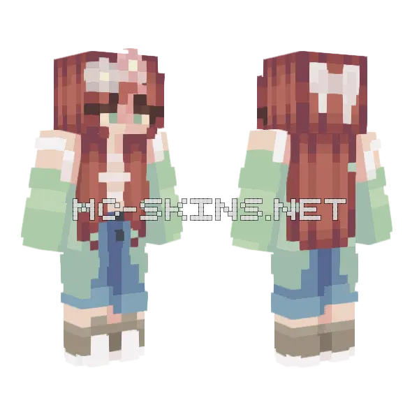 Willow Finished Collab Minecraft skin, front and back
