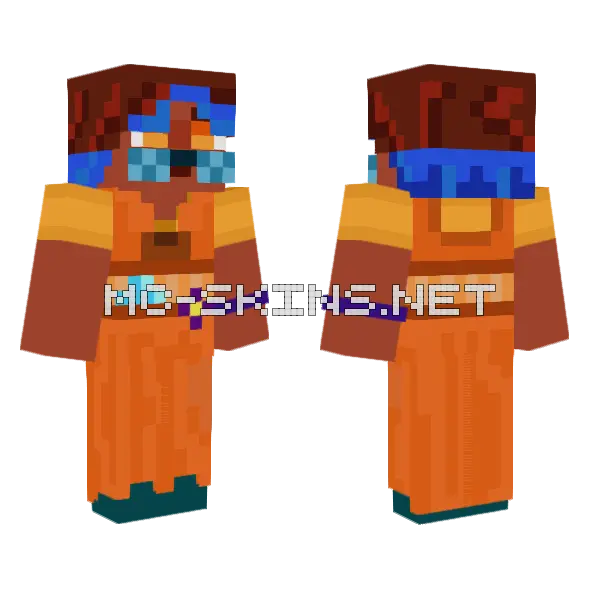 Willow Skin OC Character Minecraft skin, front and back
