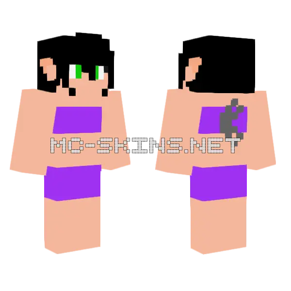Wind Up Doll Minecraft skin, front and back