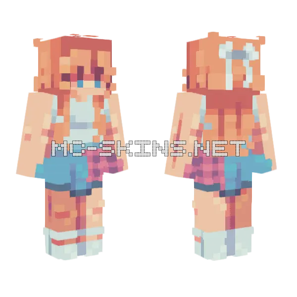 Window Shopping Minecraft skin, front and back