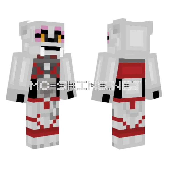 Windra Minecraft skin, front and back