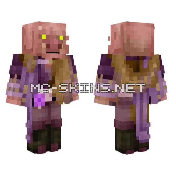 Winetr Oslo Minecraft skin, front and back