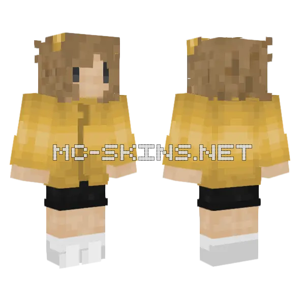 Winnyact2 Girl Minecraft skin, front and back