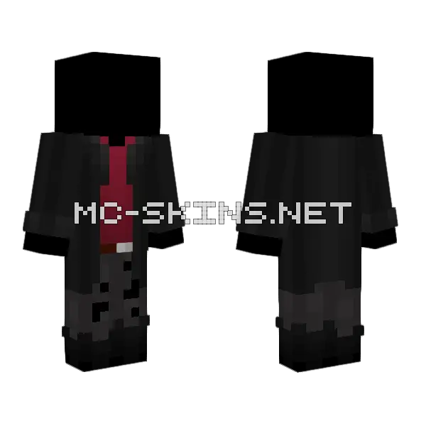 Winter Jacket Comfy Clothes Part 7 Minecraft skin, front and back