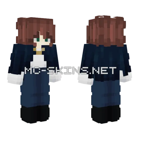 Winter Persona Minecraft skin, front and back
