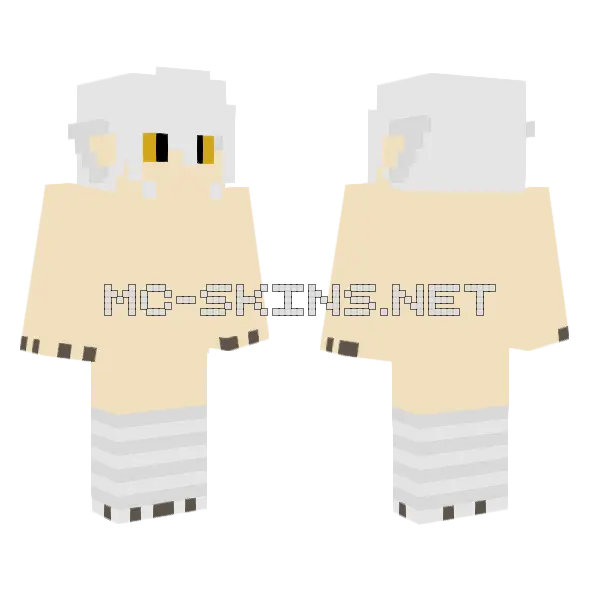 Winter Soulstone Minecraft skin, front and back