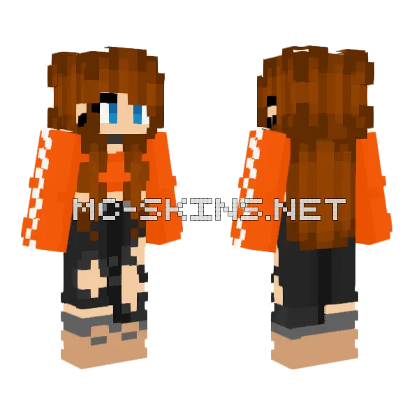 Wintma Minecraft skin, front and back
