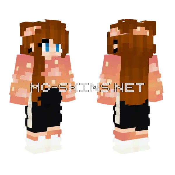 Wintma Minecraft skin, front and back