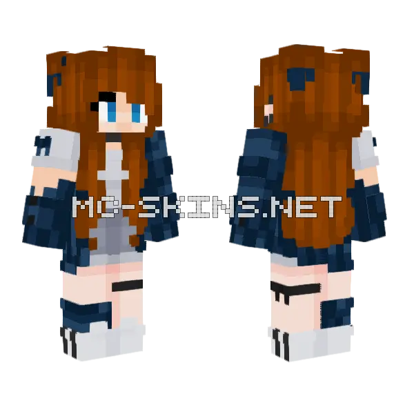 Wintma Minecraft skin, front and back