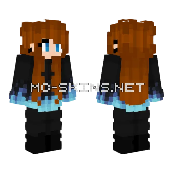 Wintma Minecraft skin, front and back