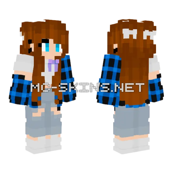 Wintma Minecraft skin, front and back