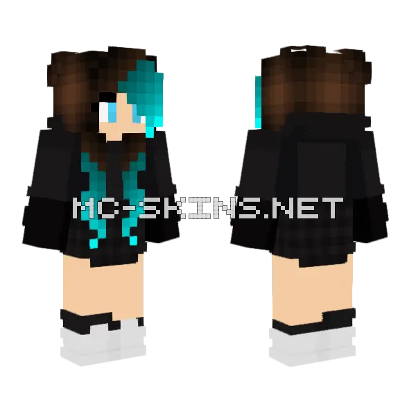 Wintma Minecraft skin, front and back