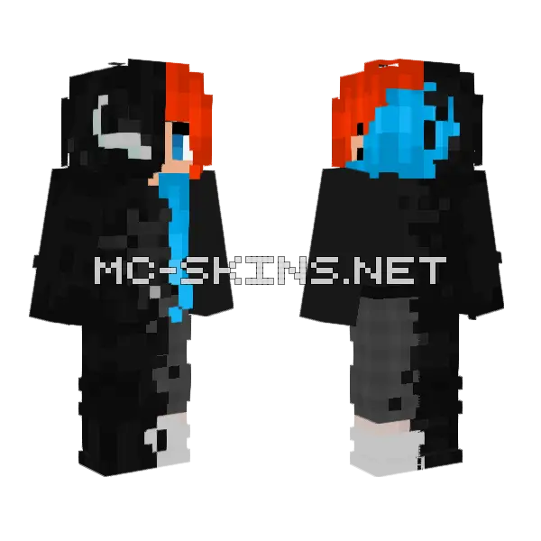Wintma Minecraft skin, front and back