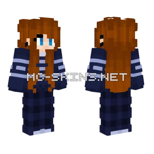 Wintma Minecraft skin, front and back