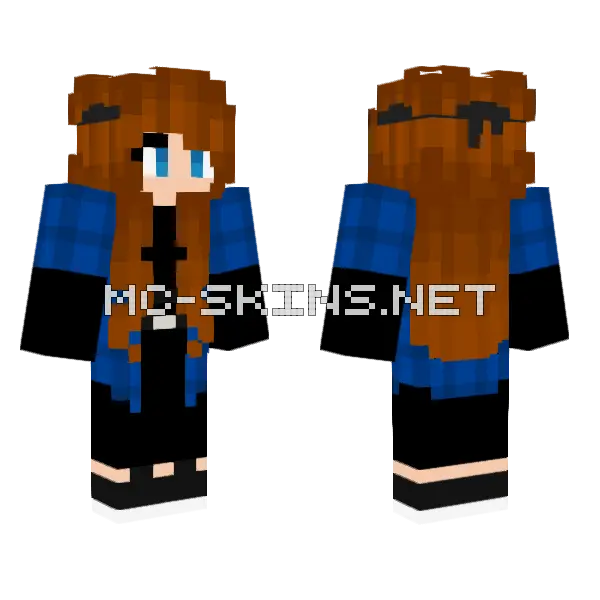 Wintma Cowboy Hat Minecraft skin, front and back