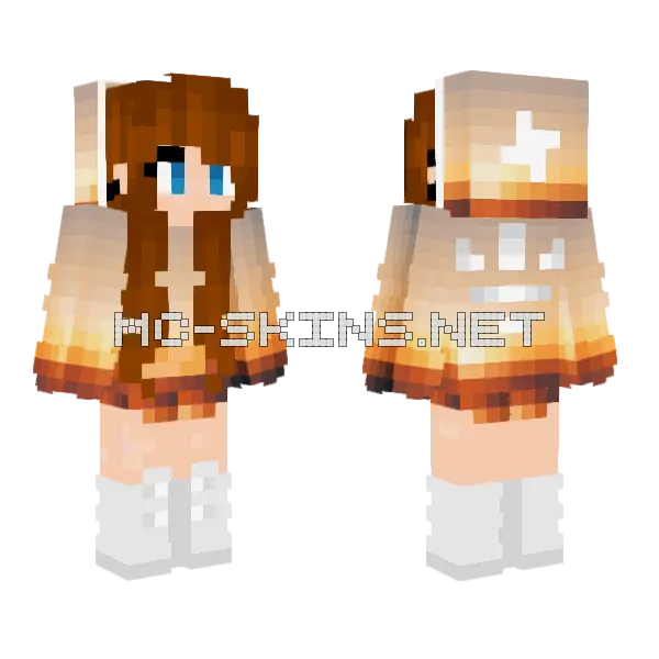 Wintma Girl Minecraft skin, front and back
