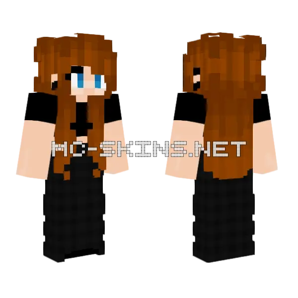 Wintma Girl Minecraft skin, front and back