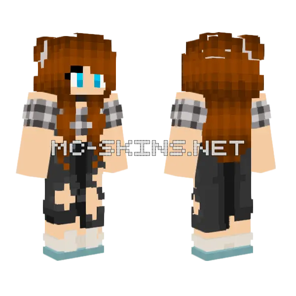 Wintma Girl Minecraft skin, front and back