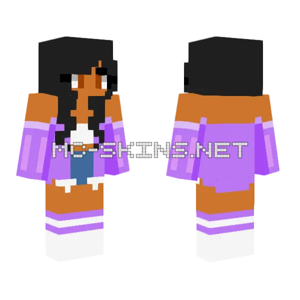 Wip Aphmau Yt Series Minecraft skin, front and back