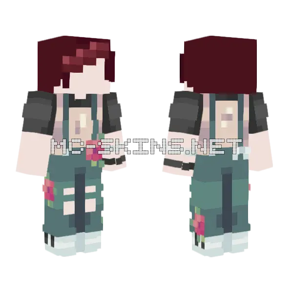 Wip Girl Minecraft skin, front and back