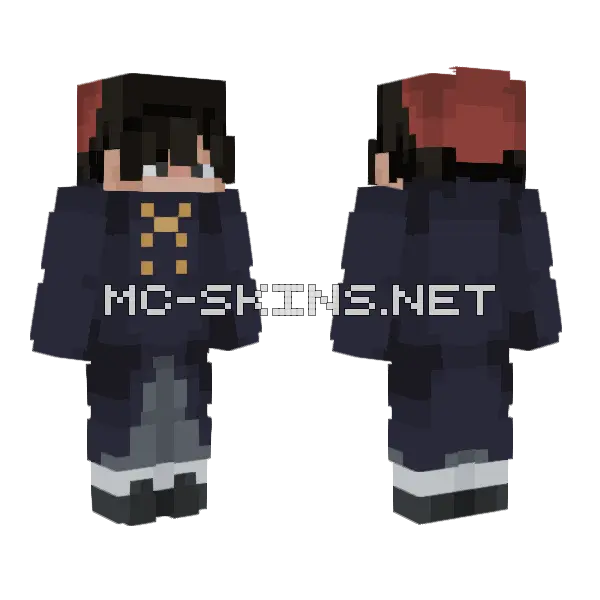 Wirt Skintober Day 6 Minecraft skin, front and back