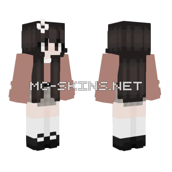 Wish School Was Over Minecraft skin, front and back