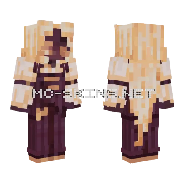 Wish To See A Time Rift Minecraft skin, front and back