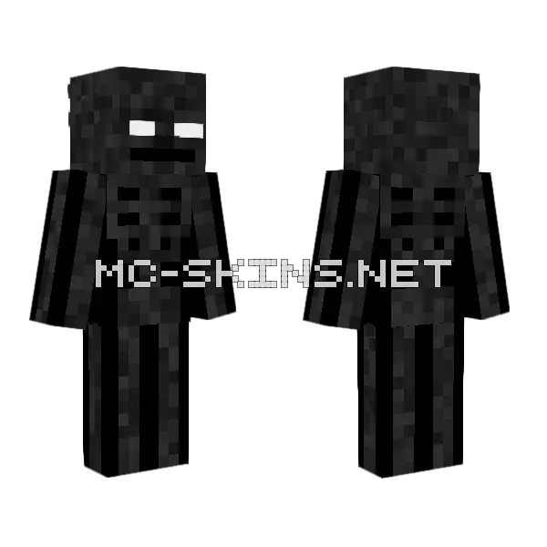 Witherbrine Minecraft skin, front and back