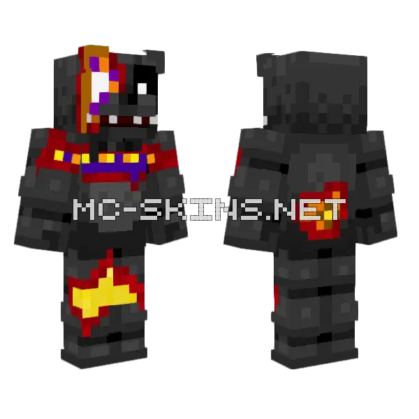 Witters Minecraft skin, front and back