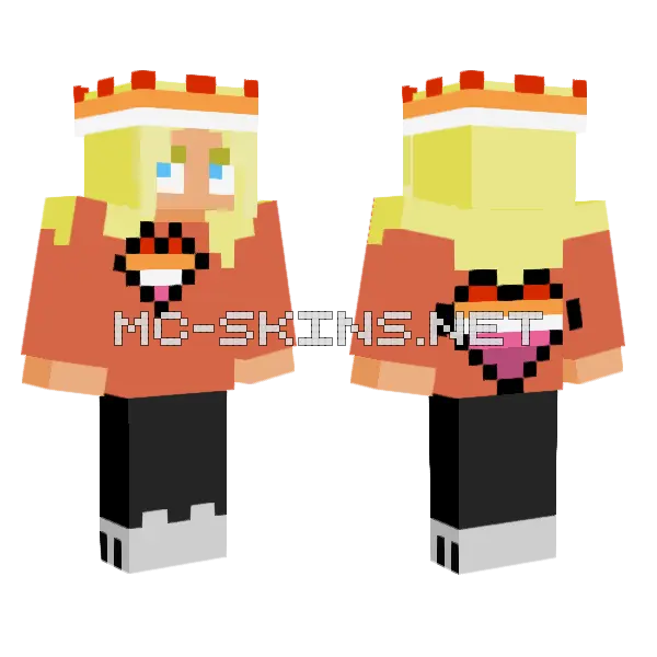 Wlw Kblzop Pride Minecraft skin, front and back