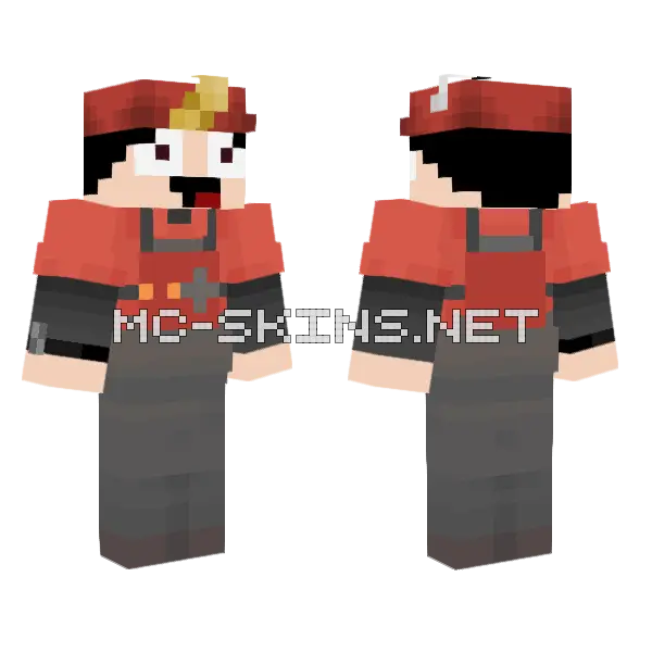Woeebeepmencasualbuisness Skin Minecraft skin, front and back