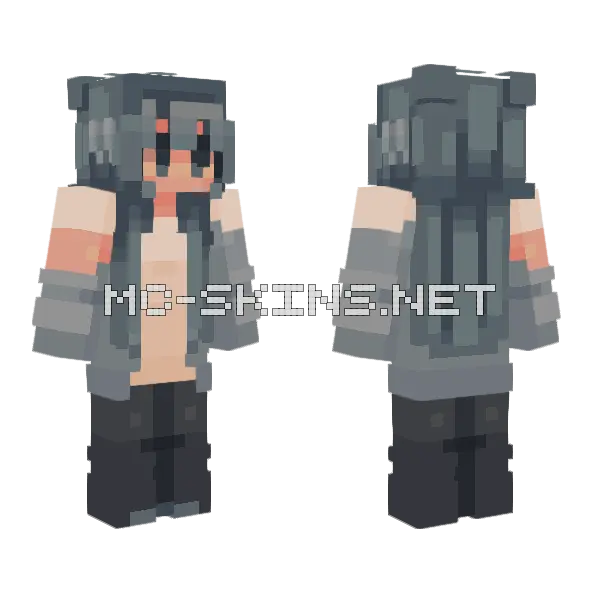 Woken With A Splash Minecraft skin, front and back