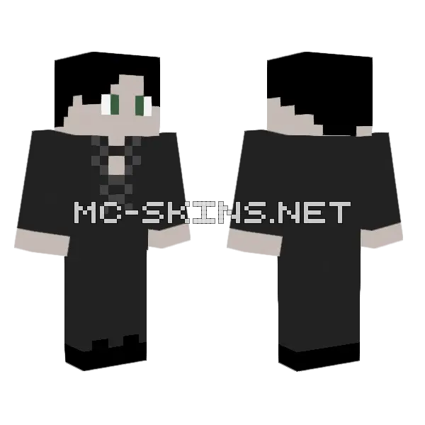 Woldri Without Suit Minecraft skin, front and back