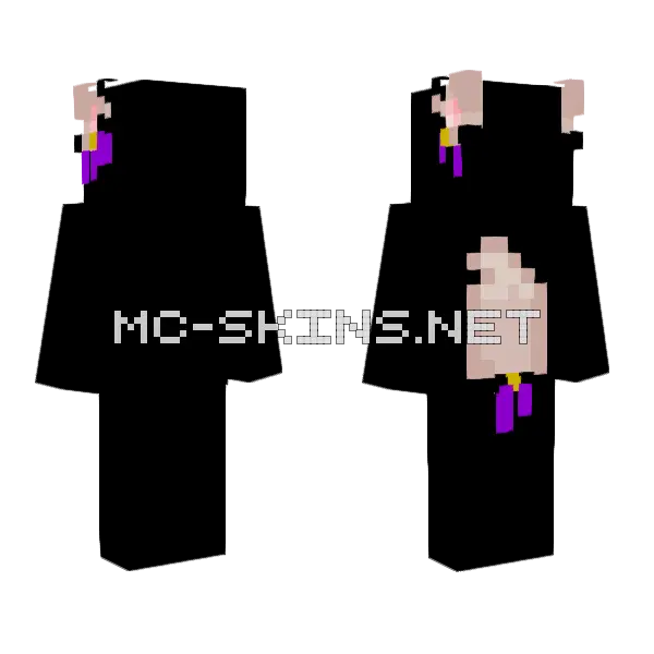 Wolf Ob Minecraft skin, front and back