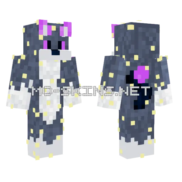 Wolf Persona Skin Minecraft skin, front and back