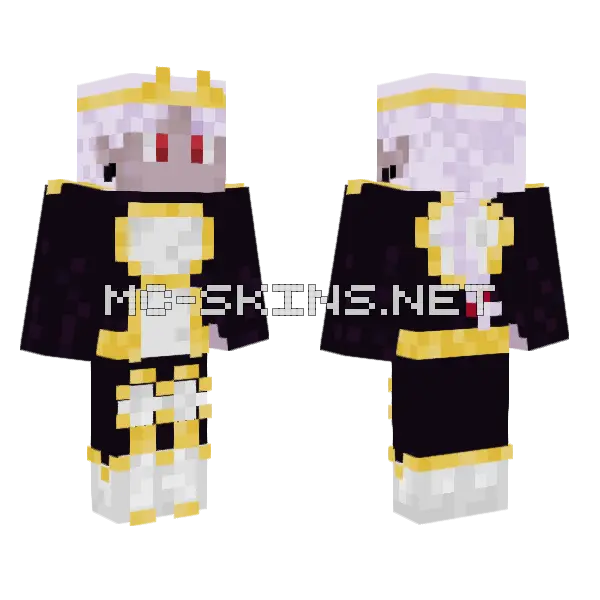Wolf Warrior Minecraft skin, front and back