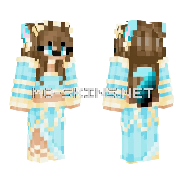 Wolf Warrior Entity Minecraft skin, front and back