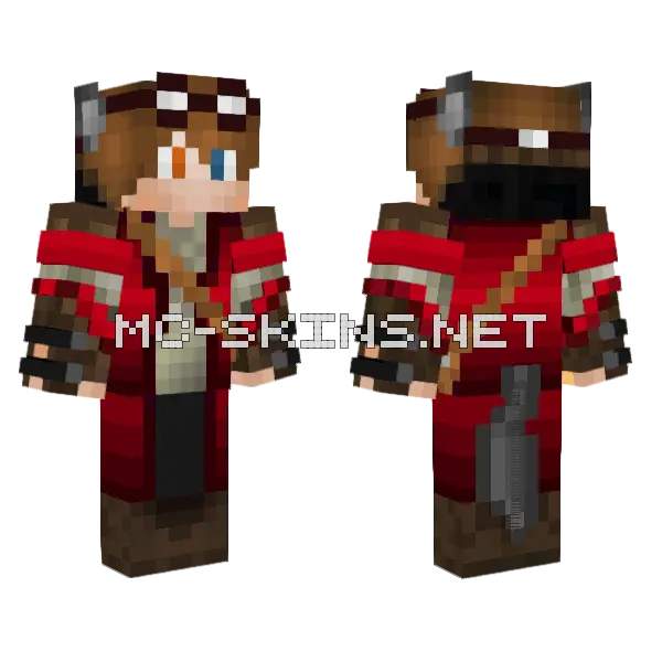 Wolfstrr Update Minecraft skin, front and back