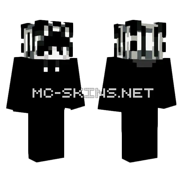 Wolfyto10 Minecraft skin, front and back