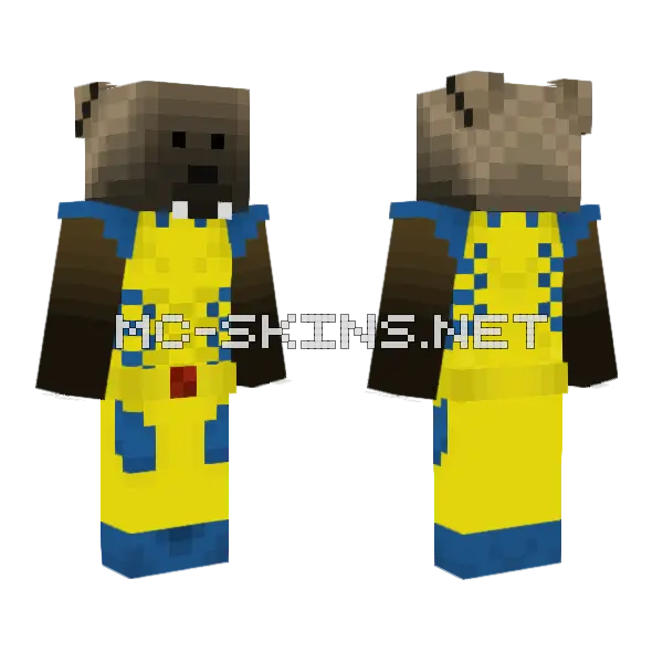 Wolverine Fan Minecraft skin, front and back