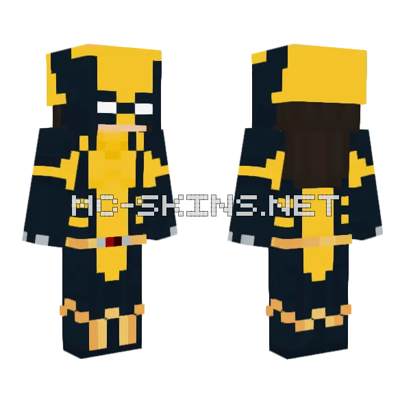 Wolverine Laura Kinney Minecraft skin, front and back