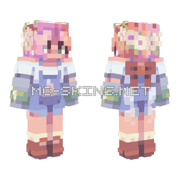 Wonderful Rce Minecraft skin, front and back