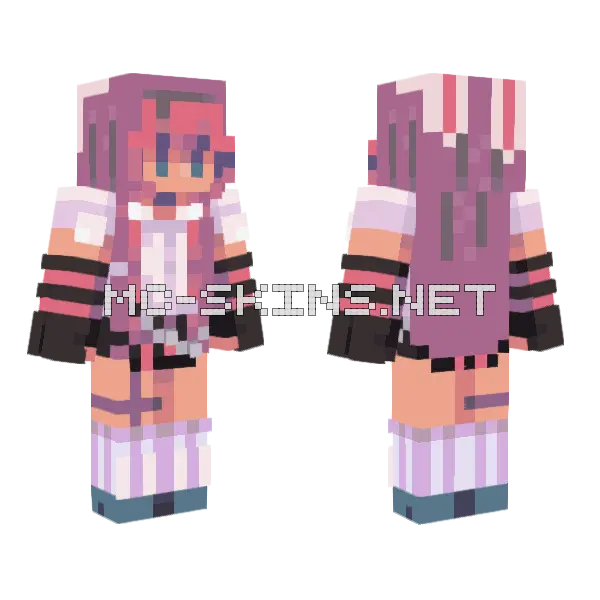 Wonderland Te Minecraft skin, front and back